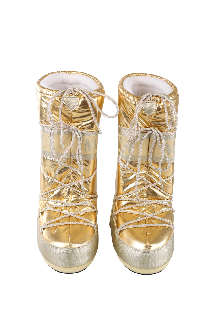 Moon Boot - Botas doradas brillante nieve y - BLS Fashion